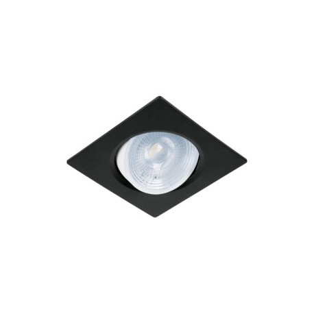 EMPOTRADO, CUADRADO, 5 W, 6500K, LED, NEGRO