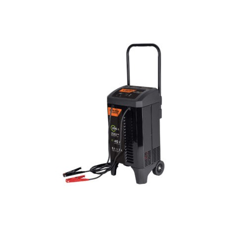 Cargador de baterías con ruedas 12 V, 200 A, Truper Expert