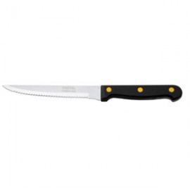 Cuchillo para asado con sierra, mango plástico, 5″