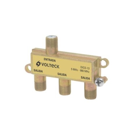 DIVISOR COAXIAL DE 1 ENTRADA Y 3 SALIDAS,