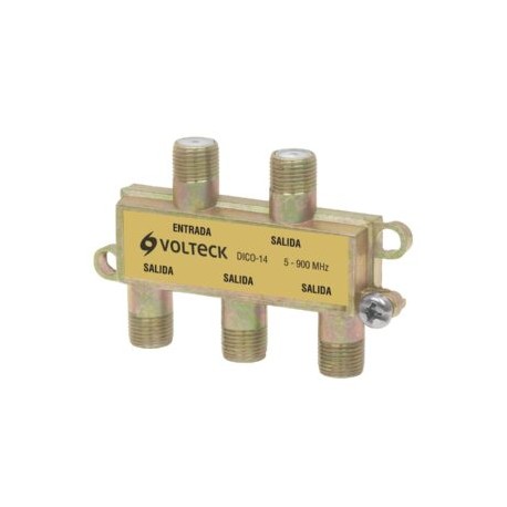 DIVISOR COAXIAL DE 1 ENTRADA Y 4 SALIDAS,