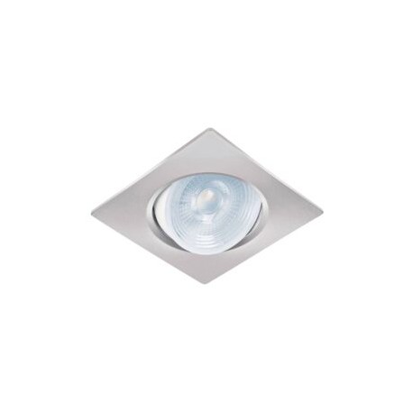 EMPOTRADO, CUADRADO, 5 W, 6500K, LED, PLATA