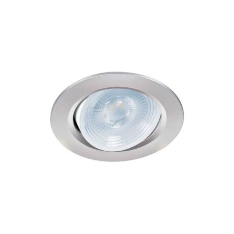 EMPOTRADO, REDONDO, 5 W, 6500K, LED, PLATA