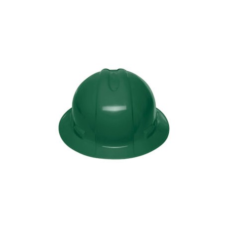 CASCO DE SEGURIDAD, VERDE, ALA ANCHA